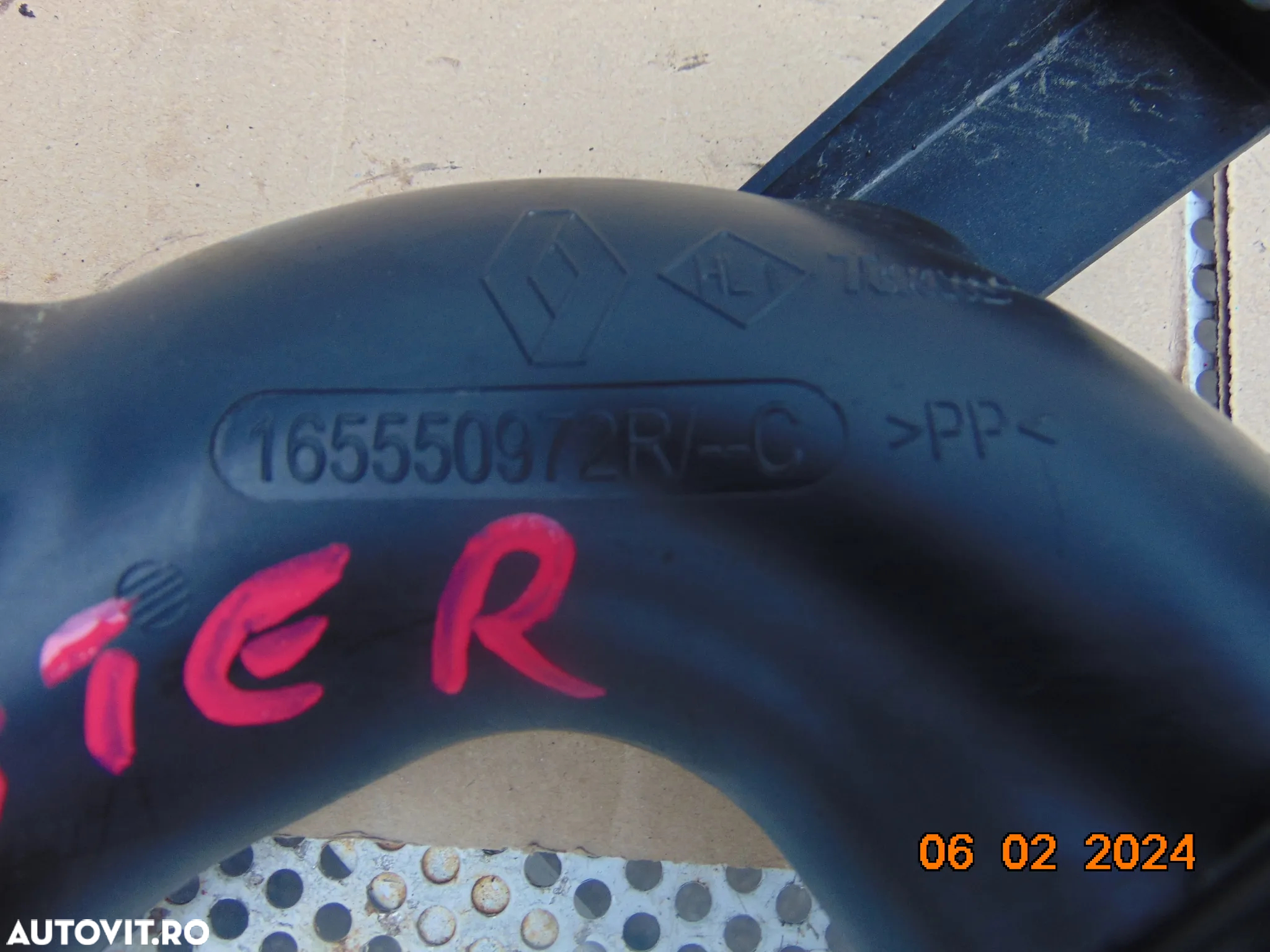Conducta aer Renamut master 2.3 euro 6 opel movano nissan nv400 tub aer cod 165550972r - 2
