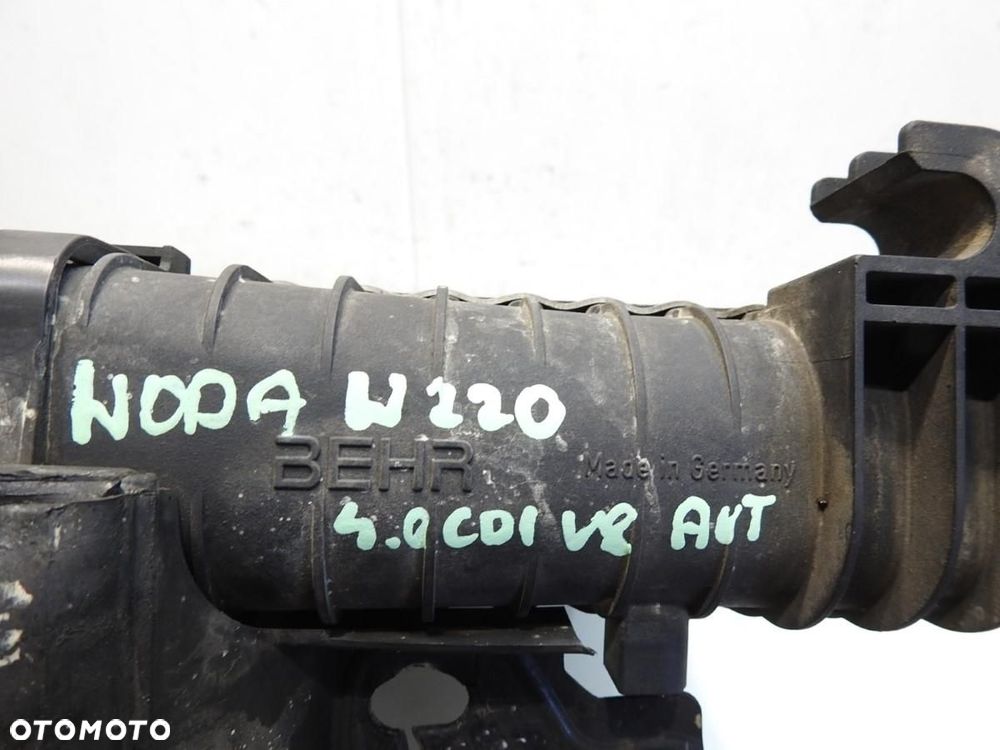 CHŁODNICA WODY MERCEDES W220 4.0 CDI V8 A2205051388 - 2