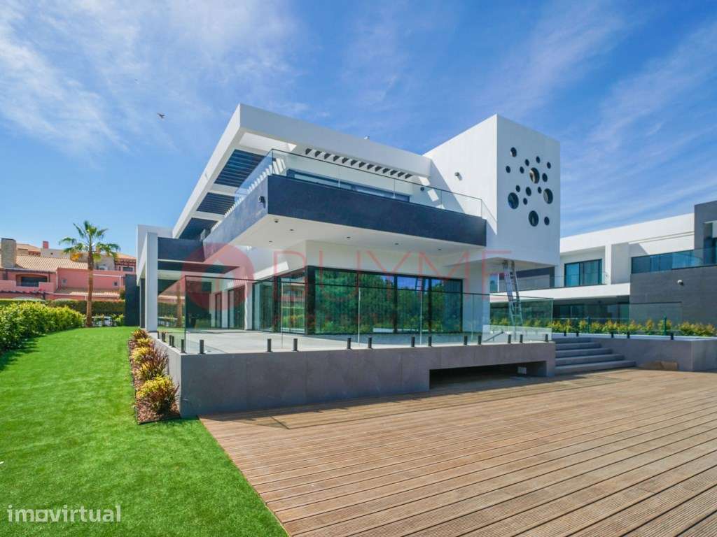Moradia T4 Contemporânea com Vista para Golfe - Vilamoura - Grande imagem: 5/49