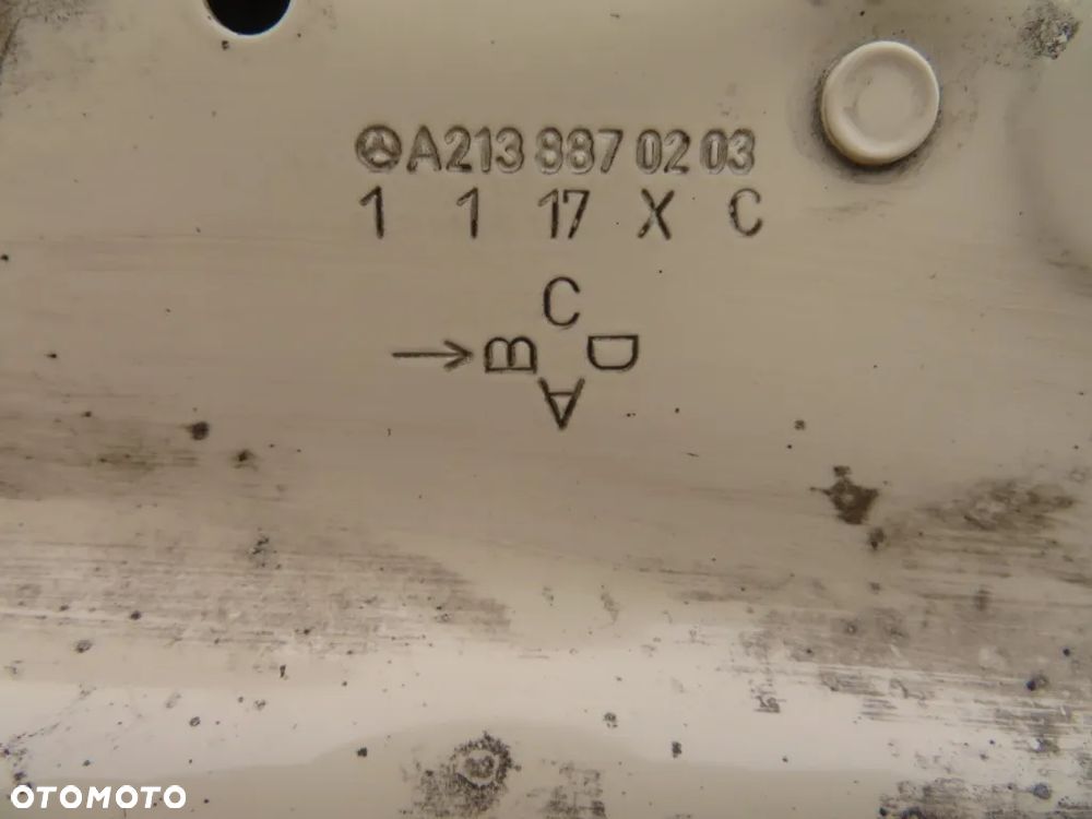 MASKA POKRYWA SILNIKA MERCEDES E-KLASA W213 A213 16-20R KRAKÓW - 10