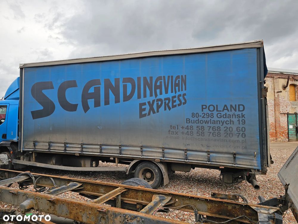 ZABUDOWA SKRZYNIA PLANDEKA PAKA MAGAZYN FIRANKA 7,2 m IVECO EUROCARGO DAF LF 45 55 MERCEDES ATEGO - 4