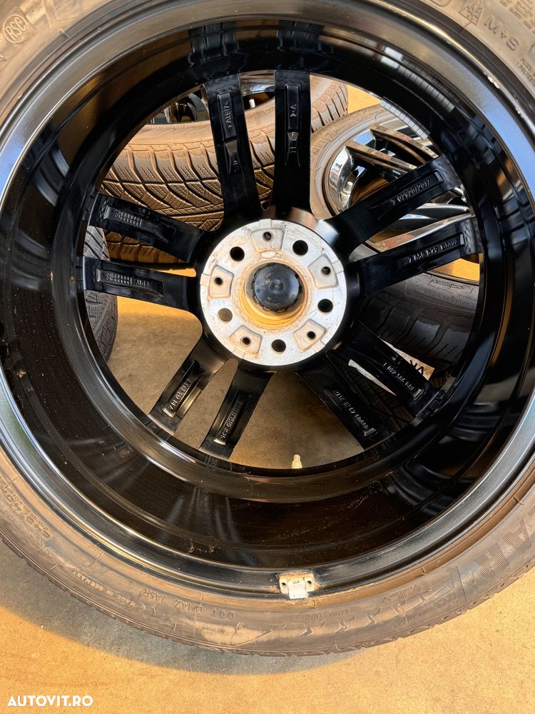 Vând set jante originale BMW pe 19”M pentru G11-12 cu anvelope de iarna - 7