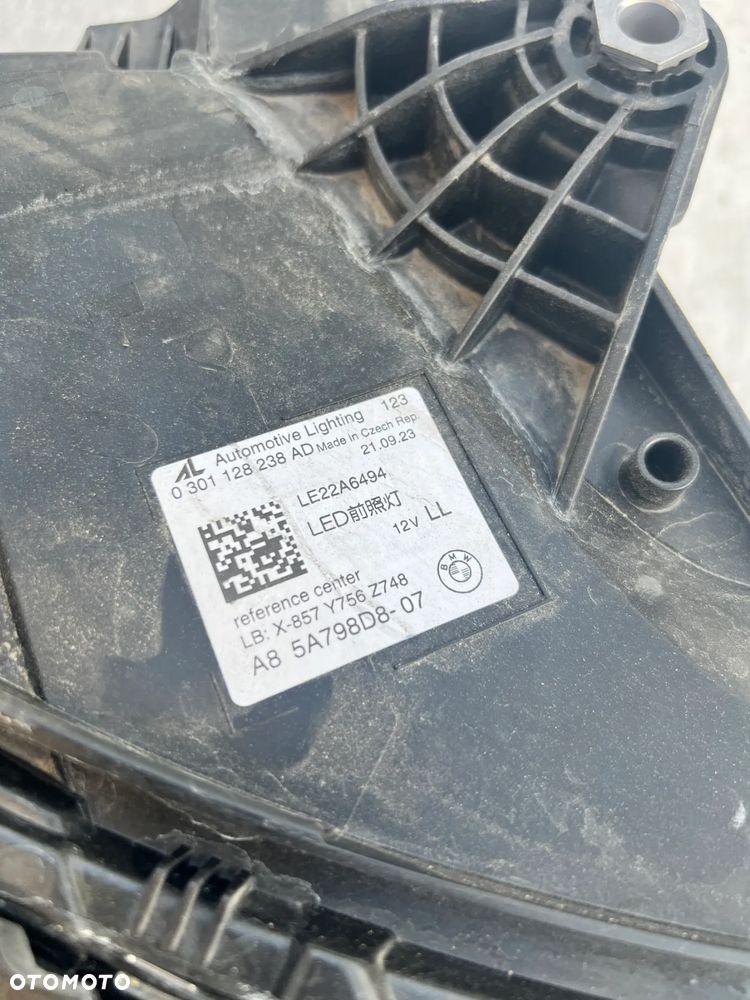 Lampa Przednia BMW Uszkodzona 5A798d8 - 2