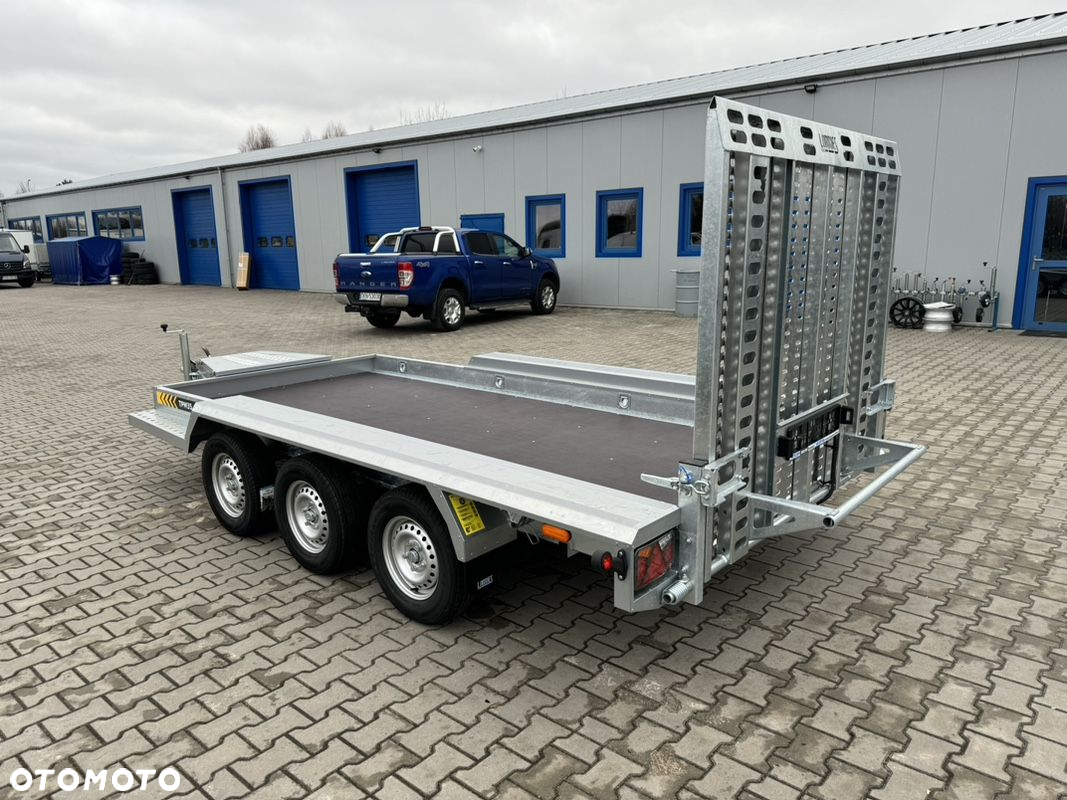 Lorries TPM35-4017 402x175 cm DMC 3500kg przyczepa 3 osiowa pod koparkę budowlanka - 7