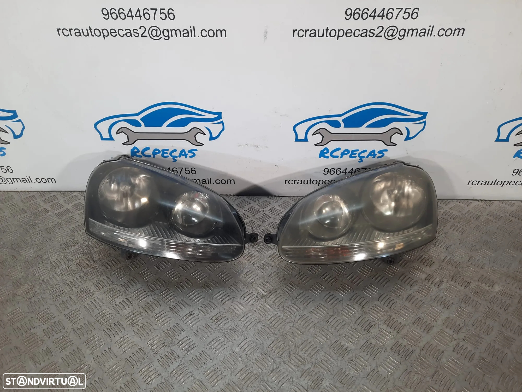 OTICA OTICAS VOLKSWAGEN VW GOLF V 5 MK5 JETTA MK5 OPTICA OPTICAS FAROL FAROIS ORIGINAIS - 6