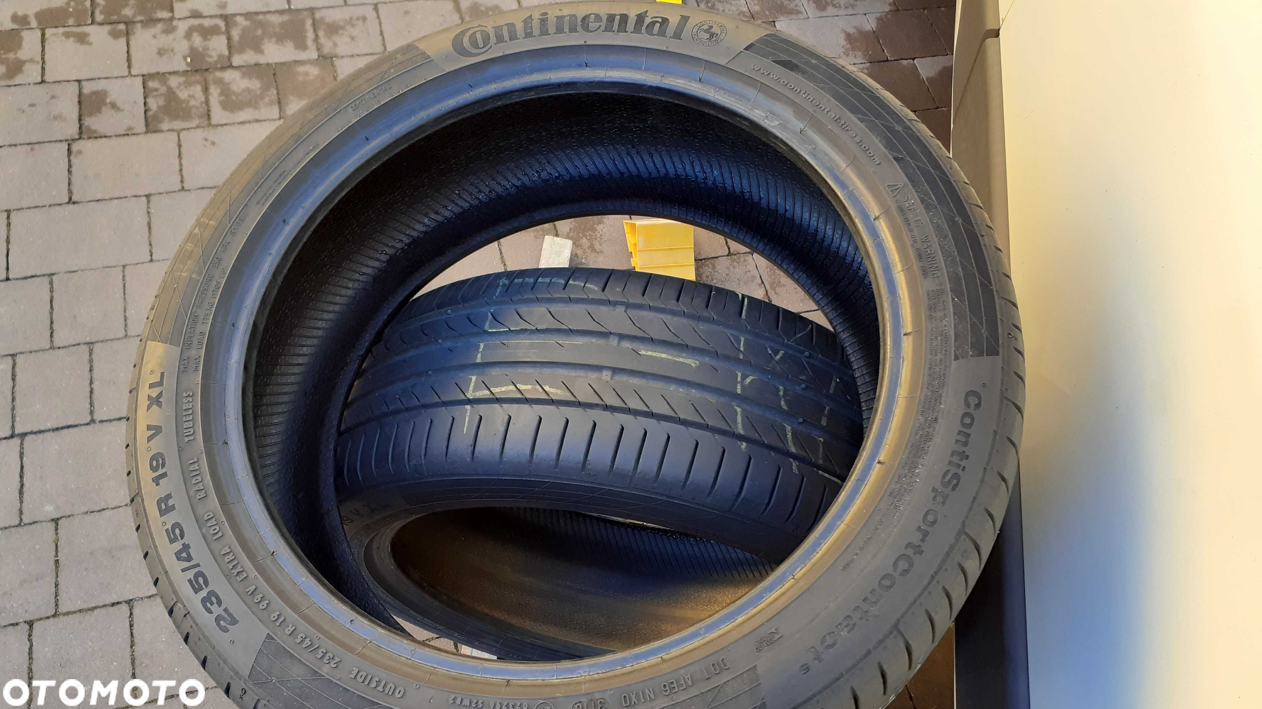Opony 2x CONTINENTAL Sport Contact 5 235/45R19 99V 6-6,5 mm, 2018r. - 3