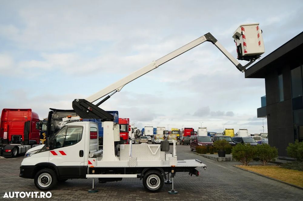 Iveco DAILY 35-140 / AERIAL / KLUBB K26 BASIC LIFT / 4 STABILIZATOARE / MANUAL / 2020 R - 3