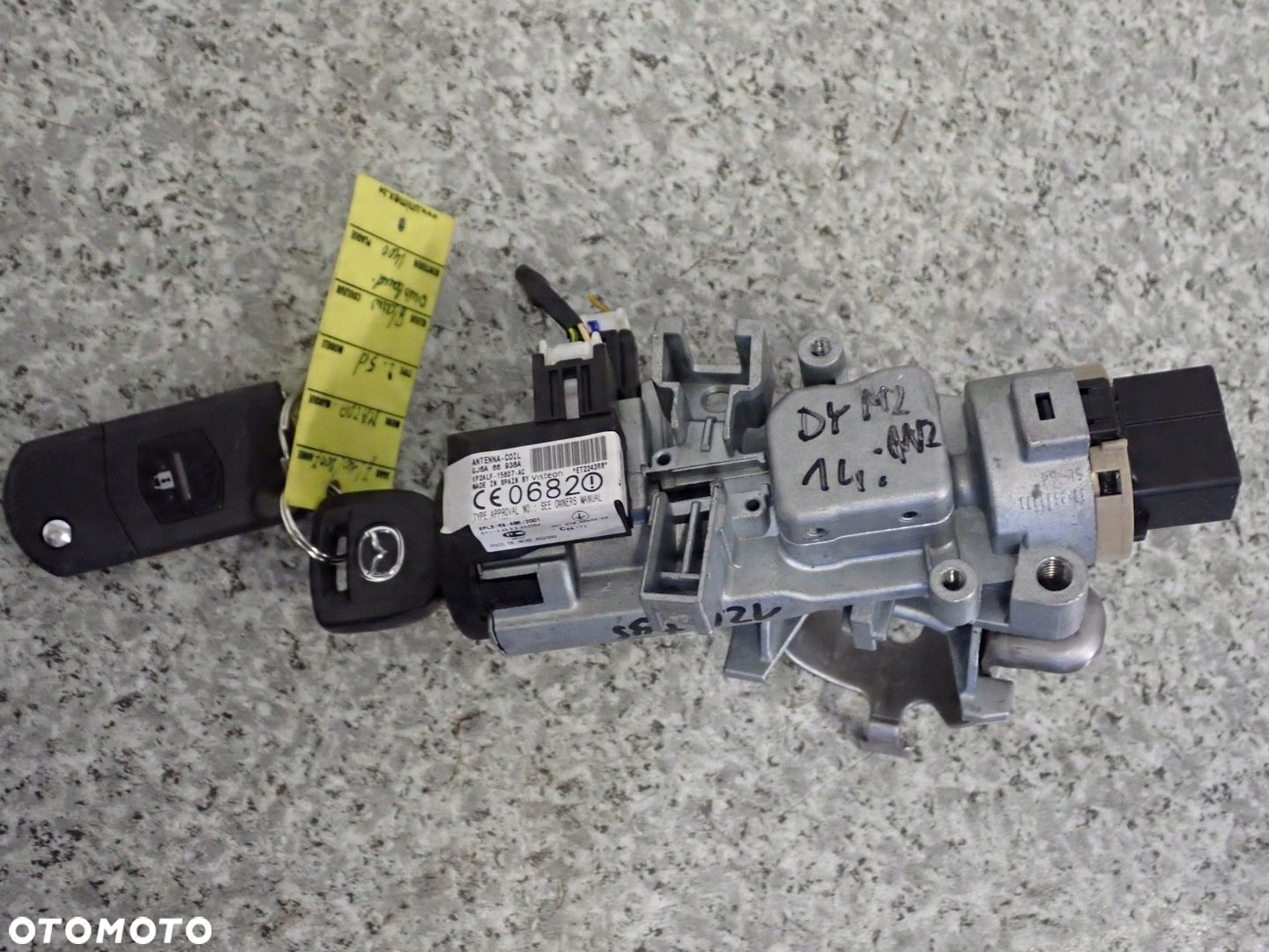 MAZDA 2 II DY KOMPUTER STACYJKA ZEGARY ZESTAW 6S61-12A650-GD - 4