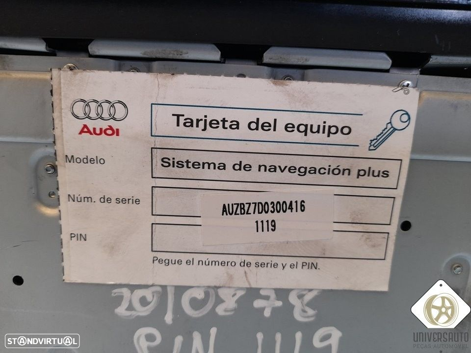 SISTEMA NAVEGAÇÃO GPS AUDI A3 SPORTBACK 2005 - 3