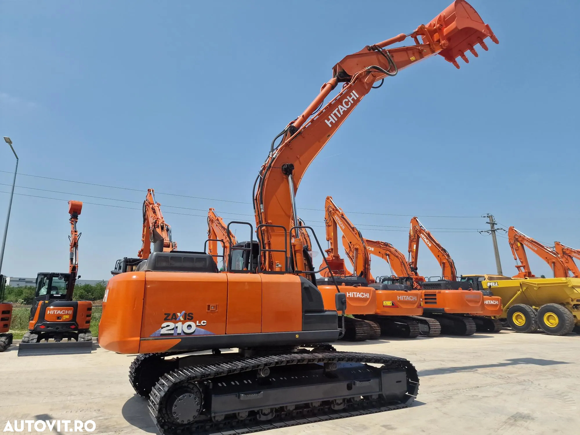 Hitachi ZX210, 2019, 23t, 4.888h, cupa NOUA 1,3mc-96.900 EUR+Tva, camera spate, camere laterale, inst picon, aer cond climatronic, consum 11l/h,. 3 pompe hidr HITACHI, inst picon, lant 90% ok 480h mars, posbilitate leasing 4 ani-PROMOTIE 96.900 EUR+Tva - 20