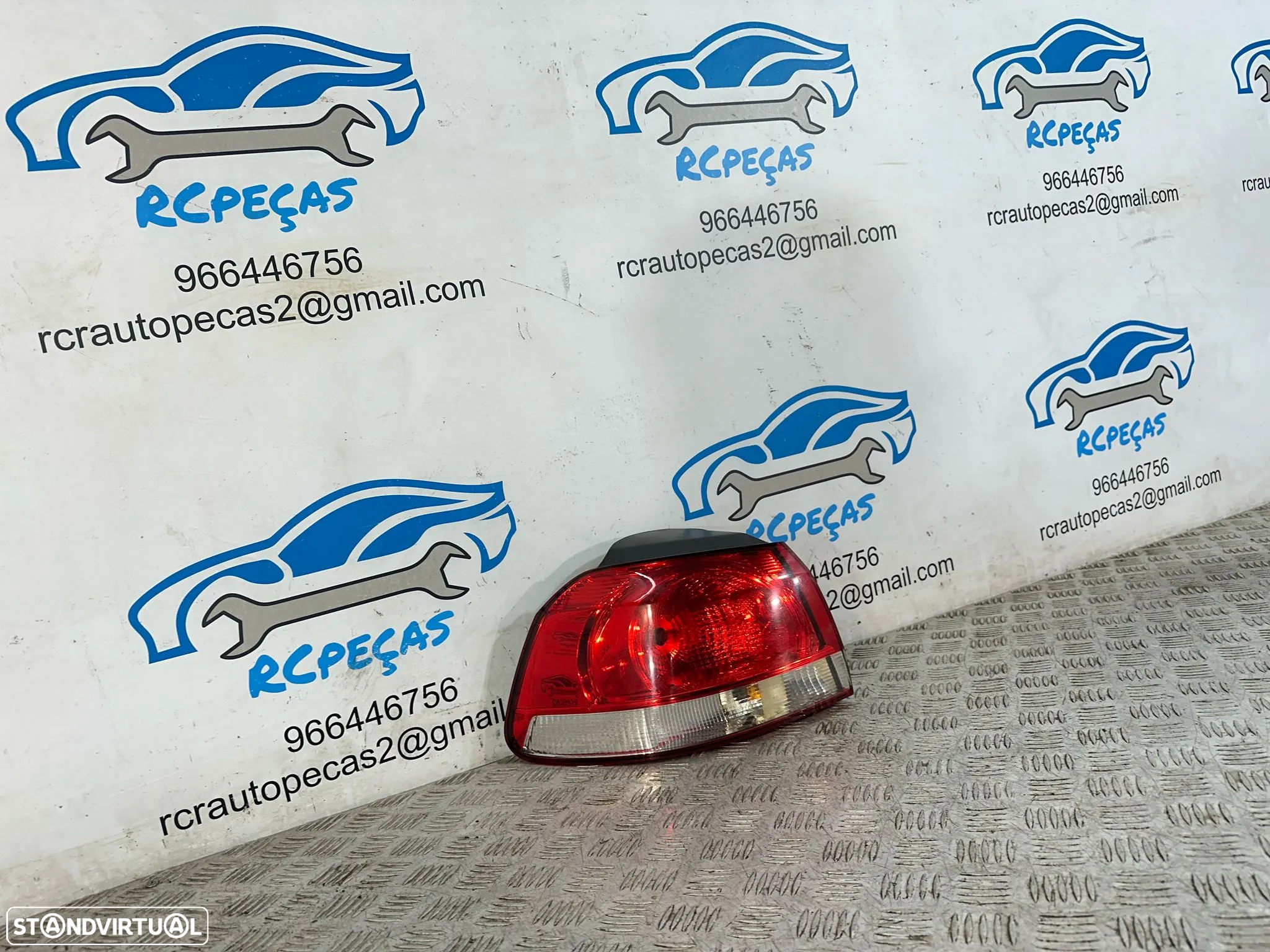 .Conjunto Farolins Tras Traseiro Direito Esquerdo Original Volkswagen VW Golf 6 Mk6 5K0945112 5K0945111 2008 a 2013 - 12
