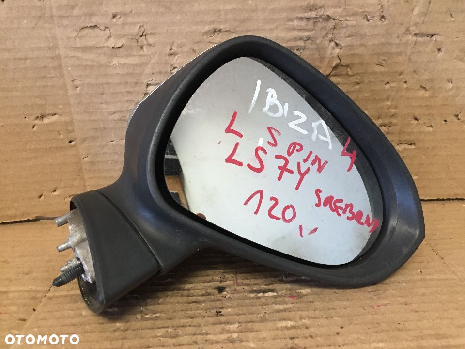 #LUSTERKO PRAWE 5 PIN SEAT IBIZA 4 LS7Y SREBRNY - 1