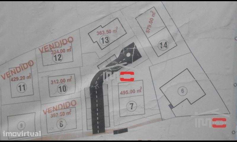 Lote de terreno para construção de 2 fogos - Grande imagem: 2/2