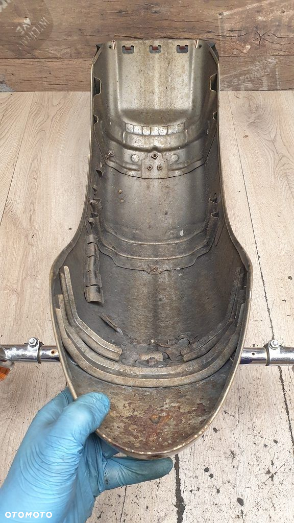 Błotnik tył lampa osłona chrom kierunkowskazy Yamaha XVS650 Drag Star Classic - 10