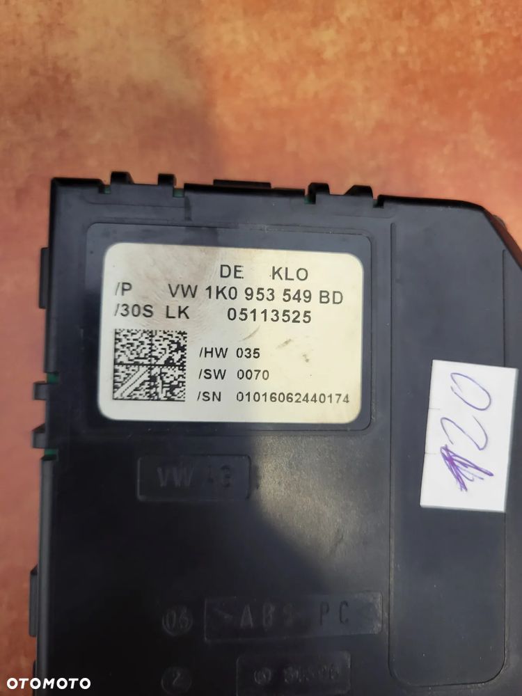 CZUJNIK KĄTA SKRĘTU VOLKSWAGEN GOLF V AUDI 1K0953549BD - 4