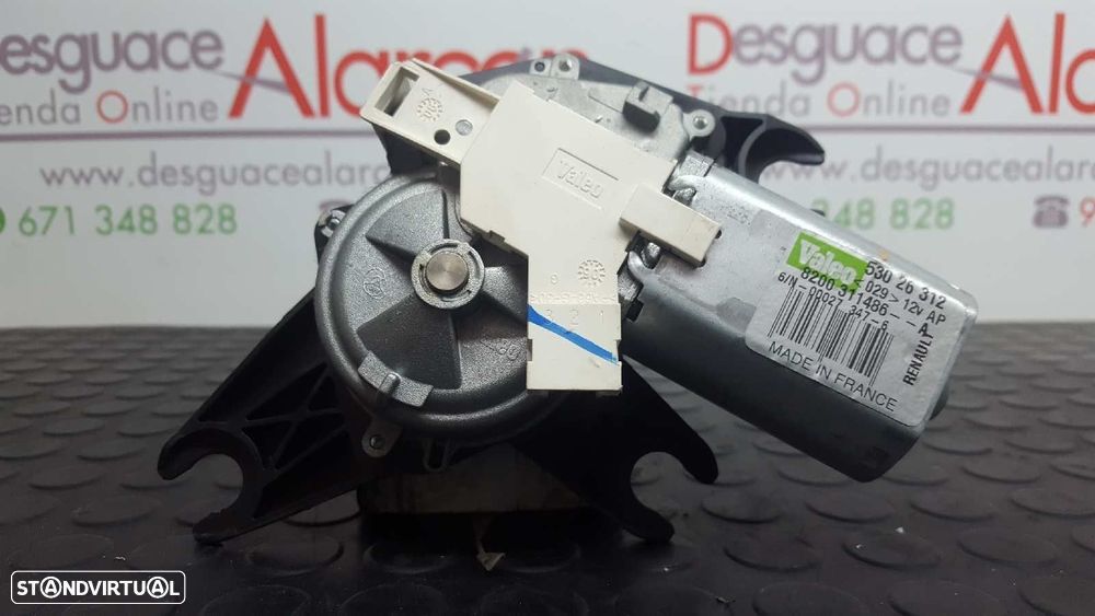 MOTOR LIMPA-VIDROS TRASEIRO RENAULT CLIO III STYLE - 1