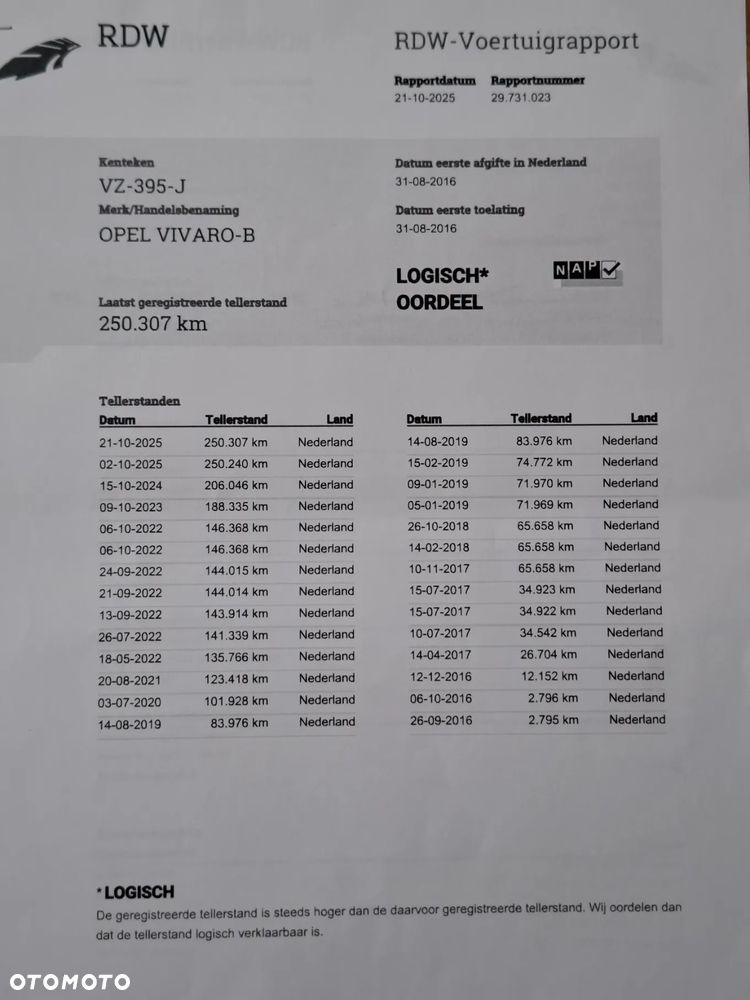 Opel Vivaro 2016 LONG DUBEL KABINA CLIMATRONIC - 40