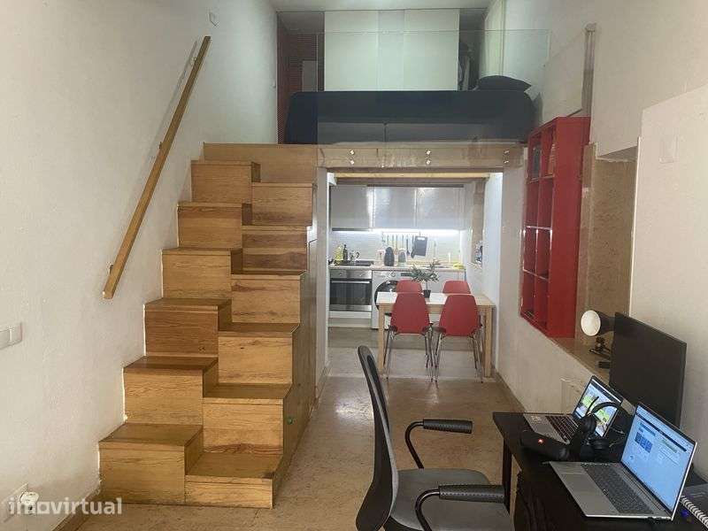 Apartwmnto T1 - duplex - Grande imagem: 3/12