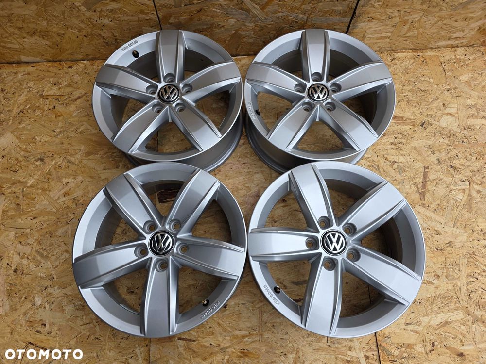 [1389] Felgi aluminiowe 16 cali VW ORYGINALNE et43 5x112 6Jx16H2 T-Roc Golf Caddy - 3