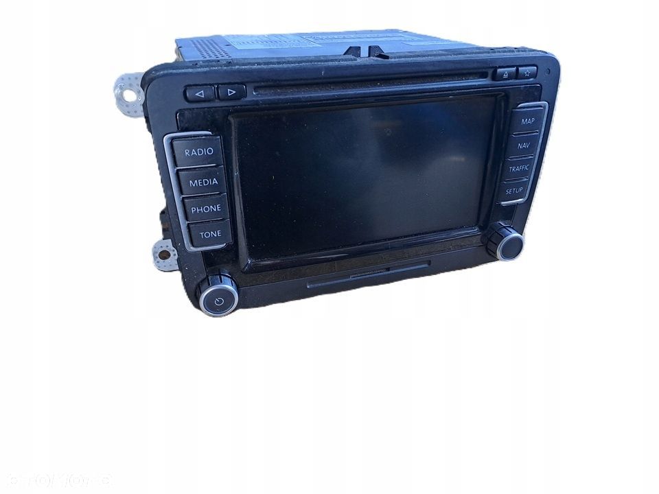 vw touran ii passat b7 10-15r radio nawigacja 1t0035680c - 2