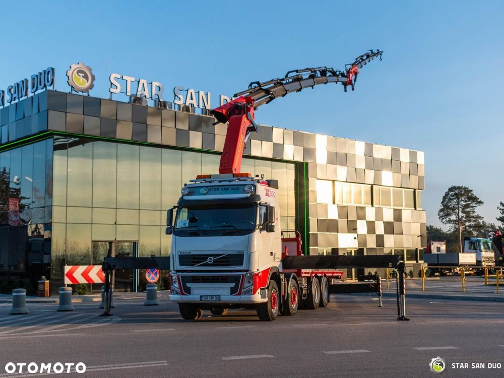 Volvo FH500 8x4 PALFINGER PK 60002 F HDS Żuraw Siodło Wciągarka - 4