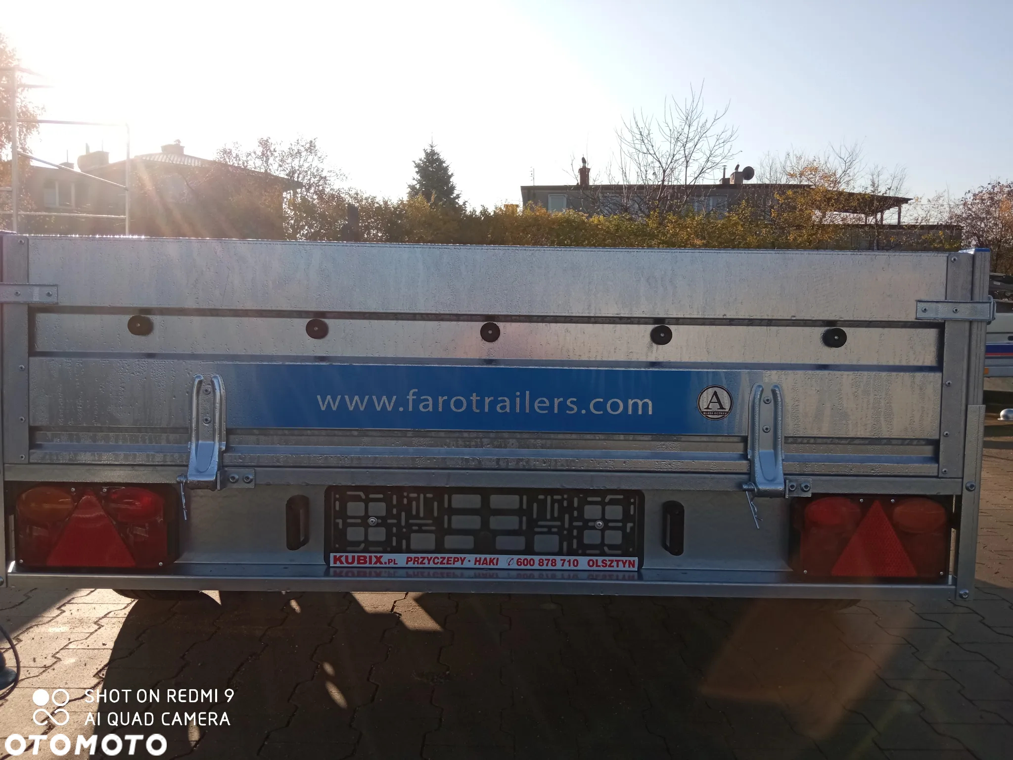 Faro PRZYCZEPA 263x150x35, 2 OSIE, DWUSIOWA lekka 750kg - DOSTAWA POD DOM! - 8