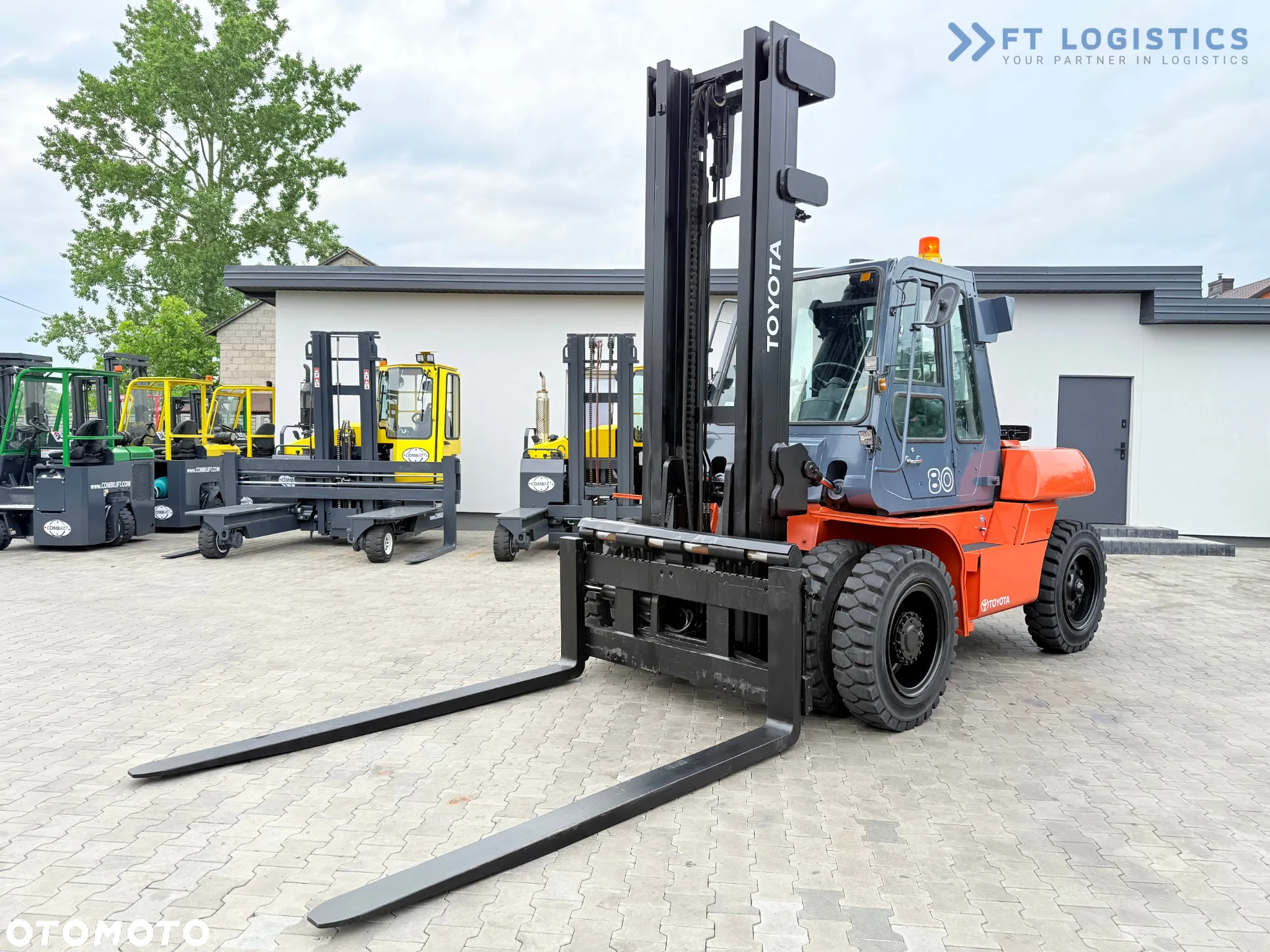 Toyota 60-5FD80 / DIESEL / DUPLEX - 4500MM / NOWE OPONY / KABINA OGRZEWANA / 8 TON / UDT / STAN IDEALNY - 3