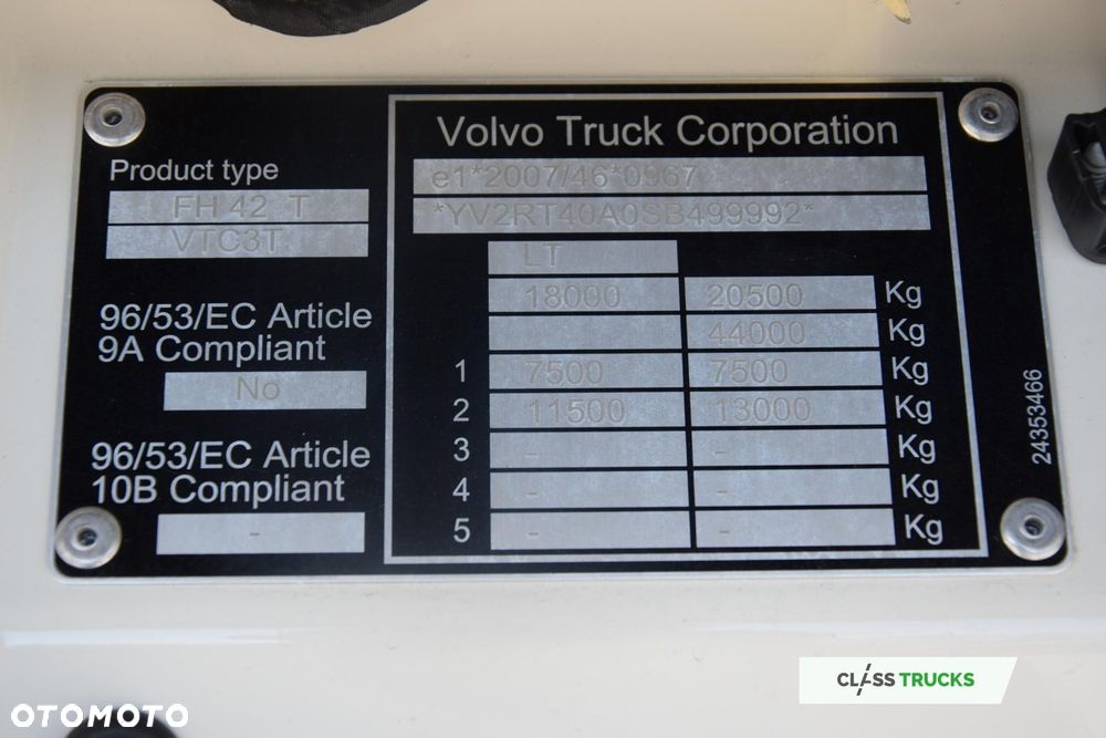 Volvo FH 500 Globetrotter XL i-ParkCool Adaptive Cruise Control Side Skirts - 20