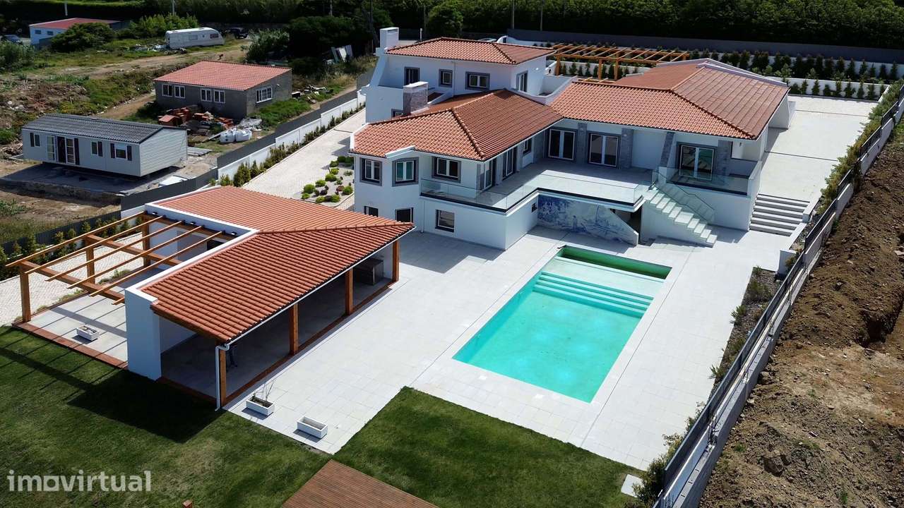 Moradia T6 com Piscina, Vista Mar e Terreno de 3.920 m² | Azoia, Sintr - Grande imagem: 4/52