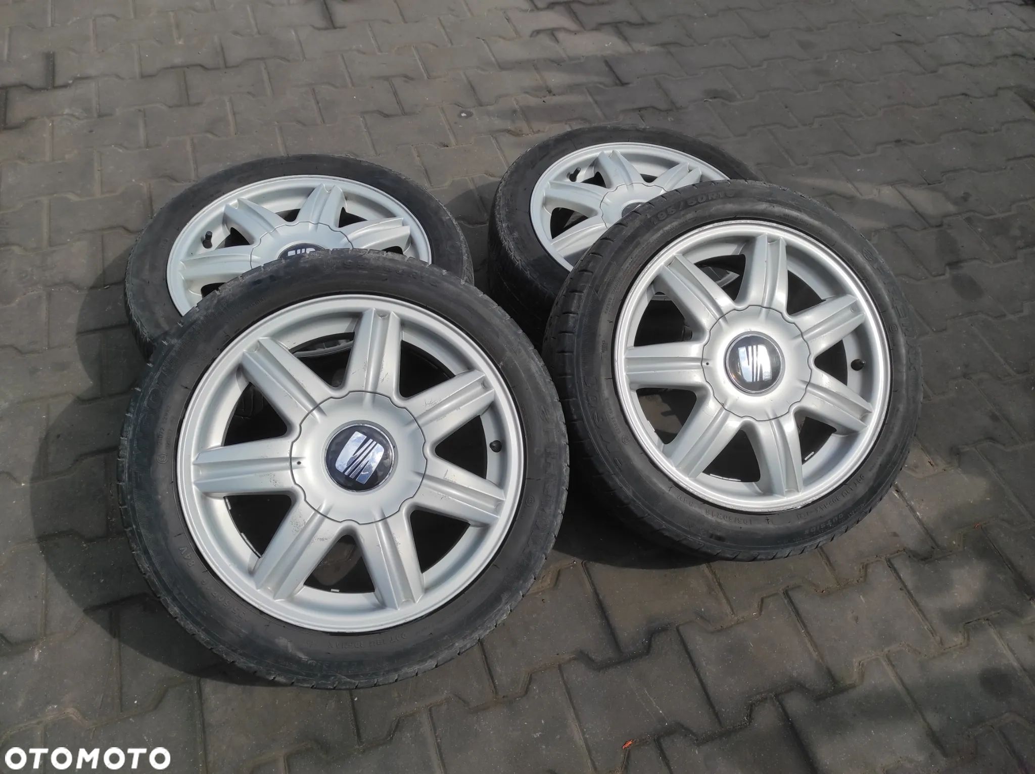 FELGI ALUMNIOWE ALUFELGI FELGI KOŁA 16 5X100 ET 43 SEAT IBIZA FR TOLEDO 4 VW POLO 5 SKODA FABIA 2 AUDI A1 WYSYŁKA !!!! - 1