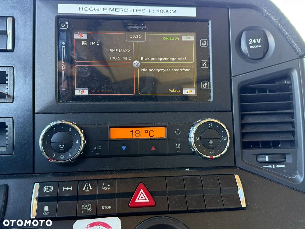 Mercedes-Benz ACTROS 1827 / KONTENER / WINDA / 19 EUROPALET / SYPIALKA / AUTOMAT / SPROWADZONY / 2018 ROK - 22