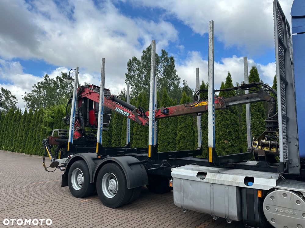 Scania R560 v6 resor 6x4 do drewna drzewa lasu hds - 3