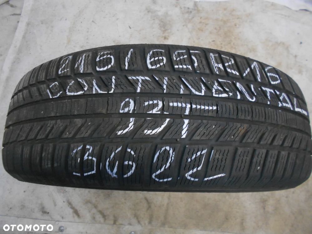 OPONA POJEDYNKA 215/65R16 CONTINENTAL WINTER CONTACT TS 870P DOT 3622 6MM - 1