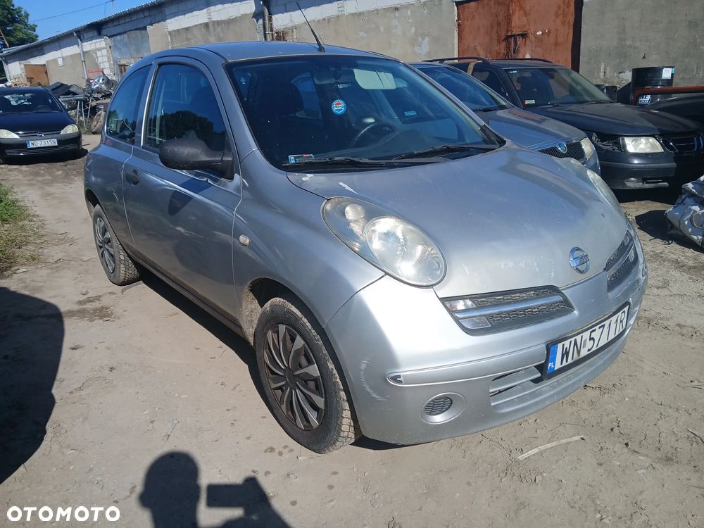 NISSAN MICRA K12 1.2 3D CR12DE silnik 5MT skrzynia napęd sanki belka wahacz wahacze zacisk zaciski zwrotnica piasta kopyto mc person amortyzator sprężyna maglownica - 1