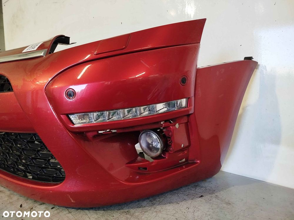 ^ ZDERZAK PRZÓD PRZEDNI DO CITROEN C4 GRAND PICASSO LIFT FL EKQD BORDO BORDOWY LED DRL PDC CZUJNIKI HALOGENY - 2