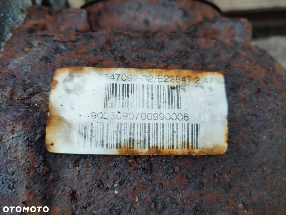 BMW E60 E61 MOST TYLNY DYFER 7547092 2.47 - 4