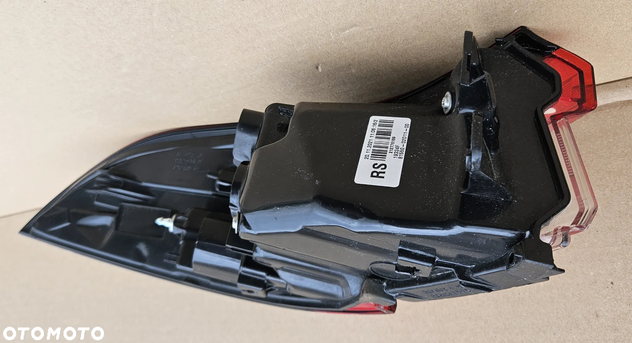Lampa tylna prawa TOYOTA COROLLA E21 SEDAN 2018- ORYGINAŁ! - 8