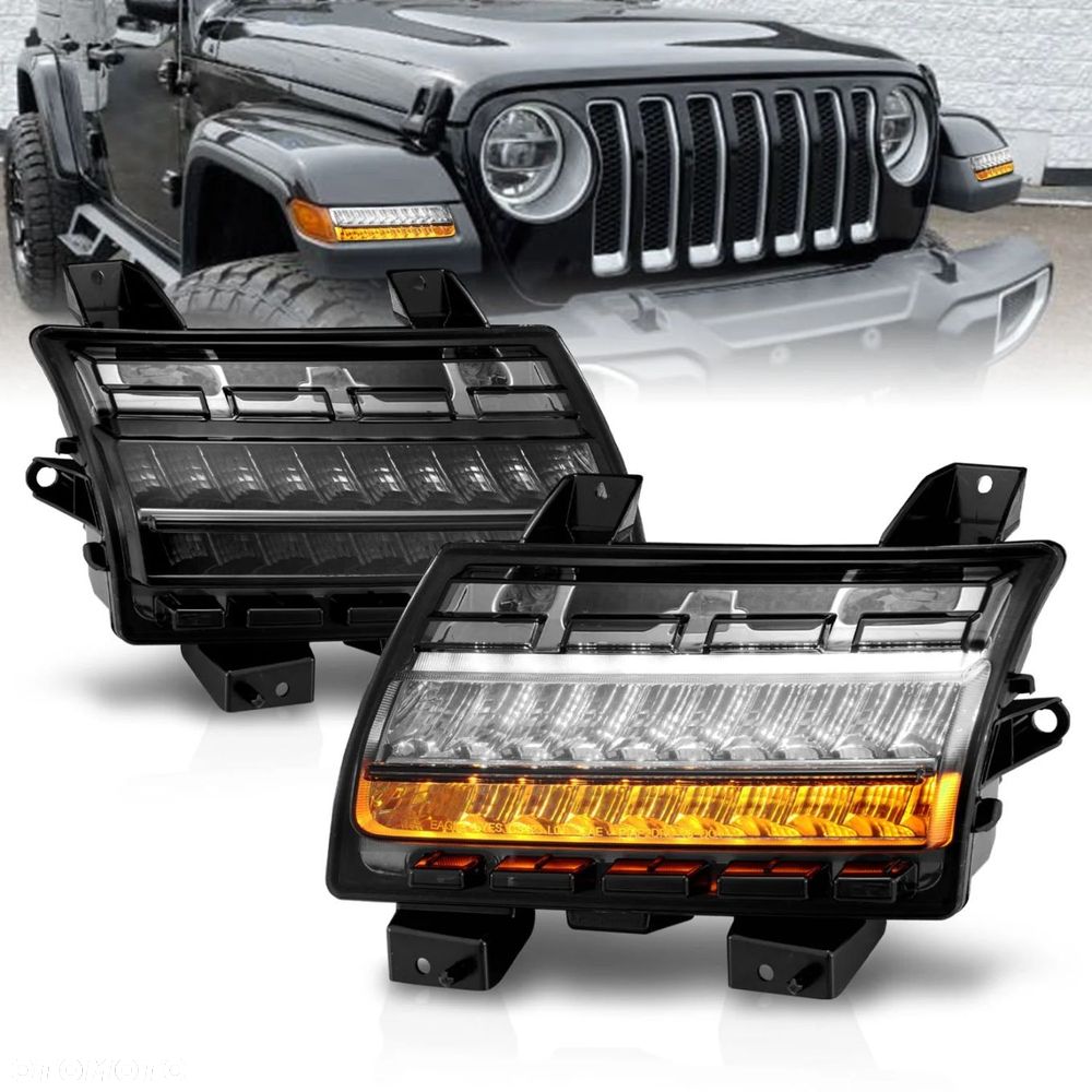 Kierunkowskaz Migacz światła Dzienne Full Led Jeep Wrangler jl IV Gladiator - 1
