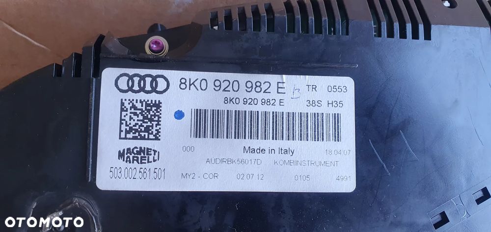Licznik Zegar Audi A4 B8 Lift 2.0 TDI 8K0920982E - 8