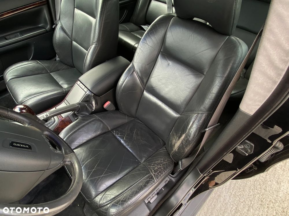 VOLVO S80 I Fotele skórzane fotel kanapa skóra elektryczne czarne