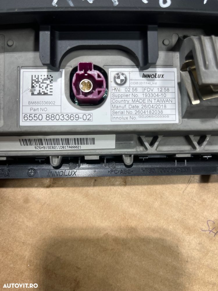 Display navigatie 8803369 BMW X1 F48 2018 - 4