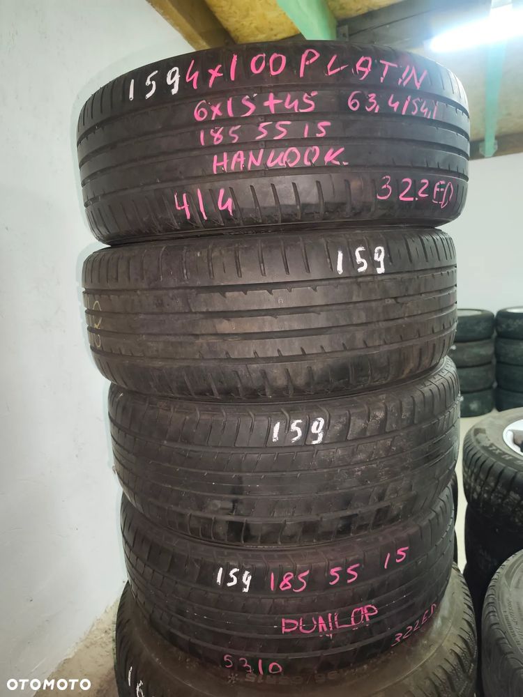 4x100 Felgi Aluminiowe Alufelgi 15 Koła Letnie Lato RENAULT KIA HYUNDAI SUZUKI TOYOTA MAZDA OPEL NISSAN MINI HONDA MITSUBISHI CHEVROLET DAEWOO DACIA 5mm Legnica ALU-RAD 185/55 - 3