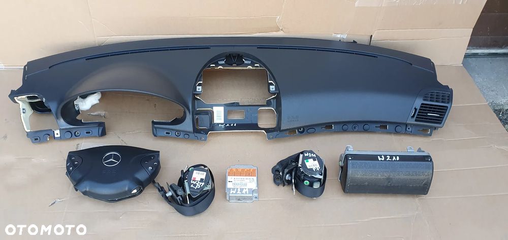 Konsola AIRBAG pasy poduszki sensor Mercedes E-Klasa W211 - 9