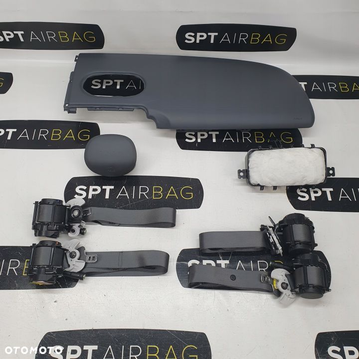HYUNDAI IONIQ EV ZAŚLEPKA PODUSZKI AIRBAG AIR BAG PASY KIT SET - 1