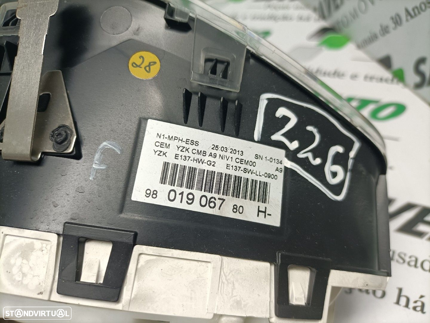 Quadrante Peugeot 208 I (Ca_, Cc_) - 4