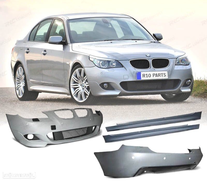 KIT CARROÇARIA BMW E60 07-10 PDC LOOK M - 1