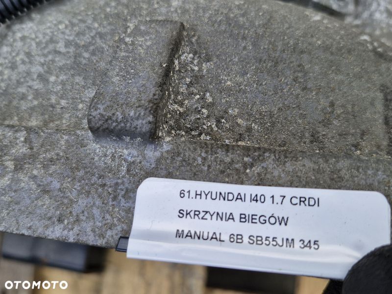 HYUNDAI I40 1.7 CRDI SKRZYNIA BIEGÓW MANUAL 6B SB55JM - 12