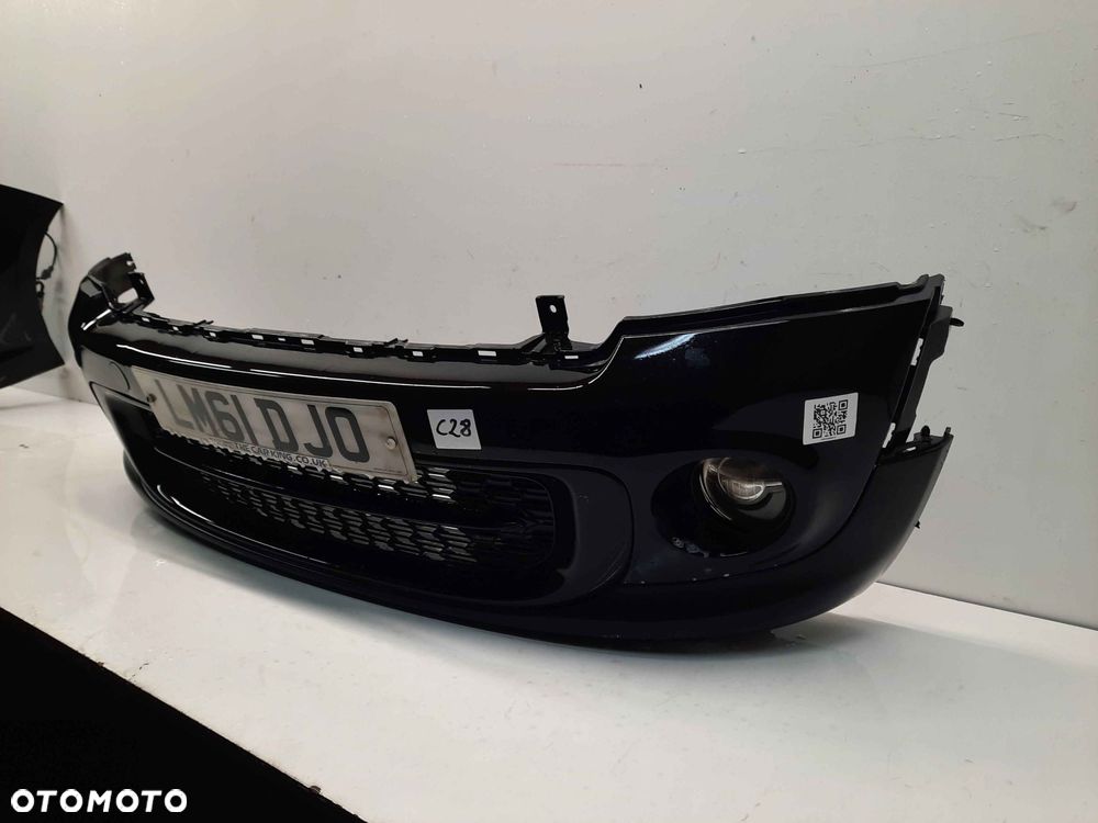 ^ ZDERZAK PRZÓD PRZEDNI DO MINI COOPER R56 ONE CZARNY HALOGENY - 3
