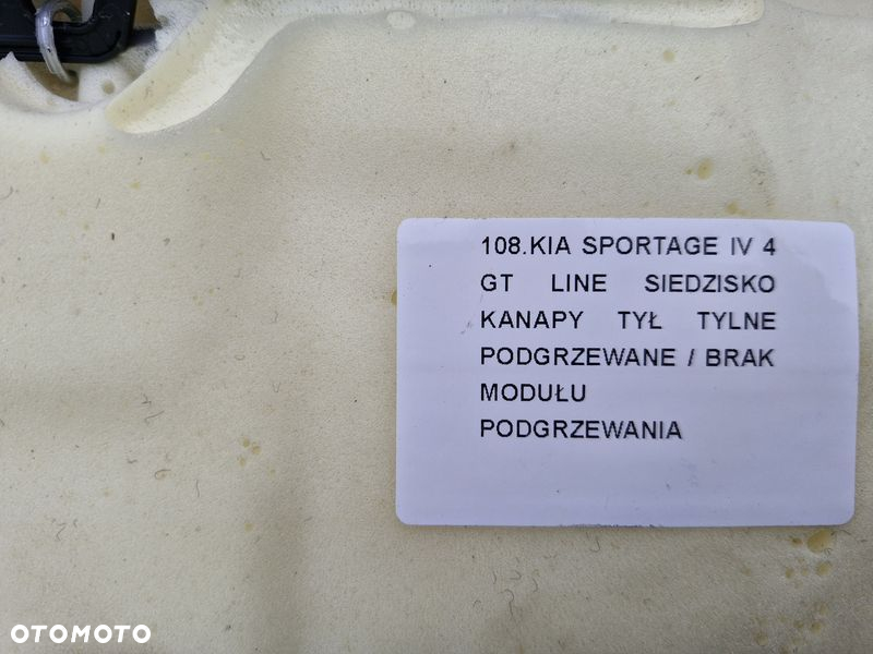 KIA SPORTAGE IV 4 GTLINE GT LINE SIEDZISKO KANAPY TYŁ TYLNE PODGRZEWANE - 7