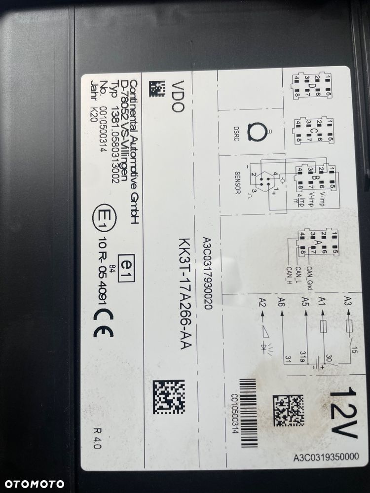 Tachograf 1381.0580313002 - 4